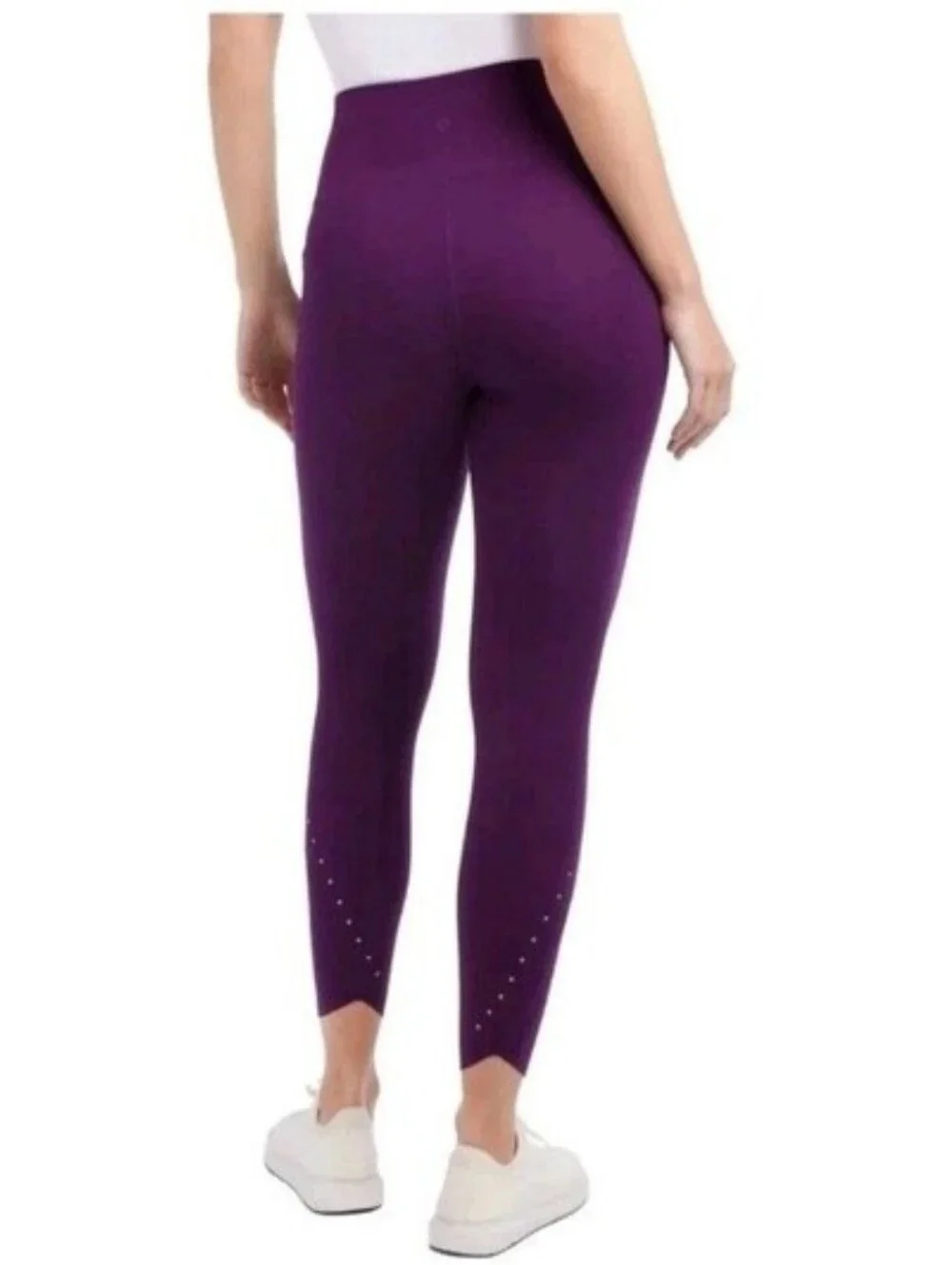 Danskin Womens Small HighRise Brushed Legging | BrightPlum |Small - Picture 4 of 5